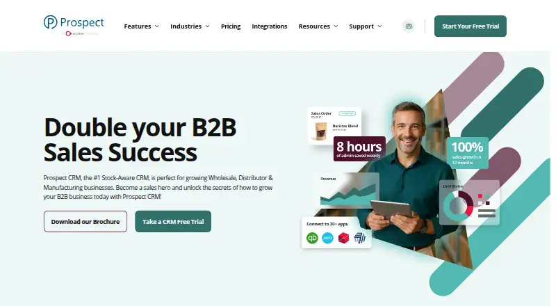 Prospect CRM's own site