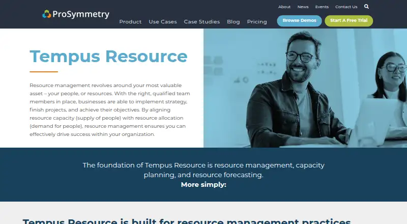 Tempus Resource's own site