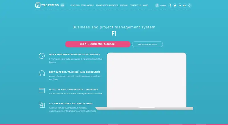 Protemos's own site