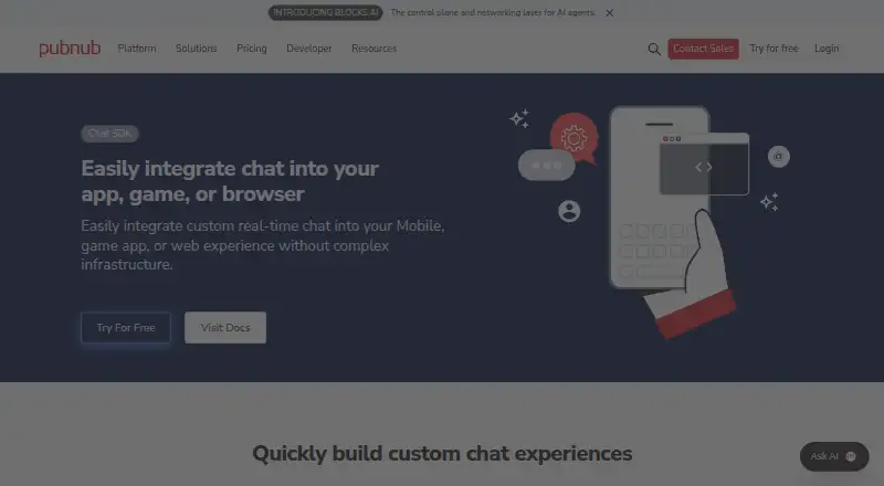 PubNub Chat's own site