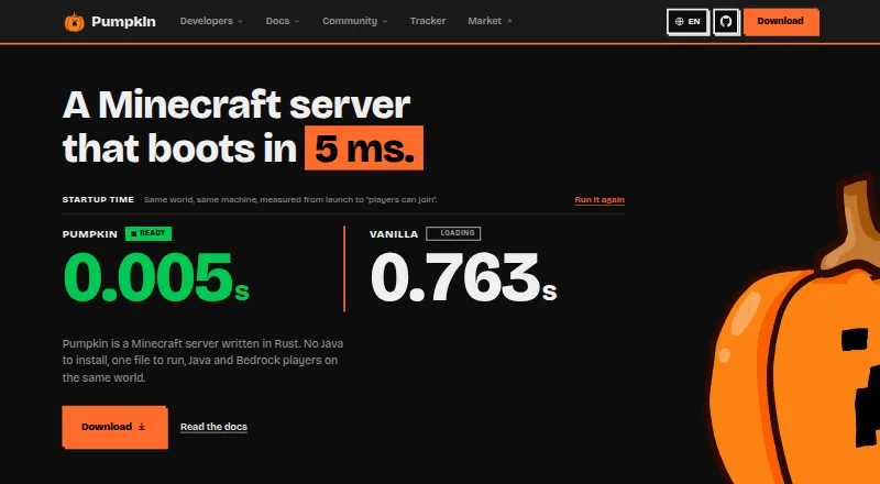 Pumpkin's own site