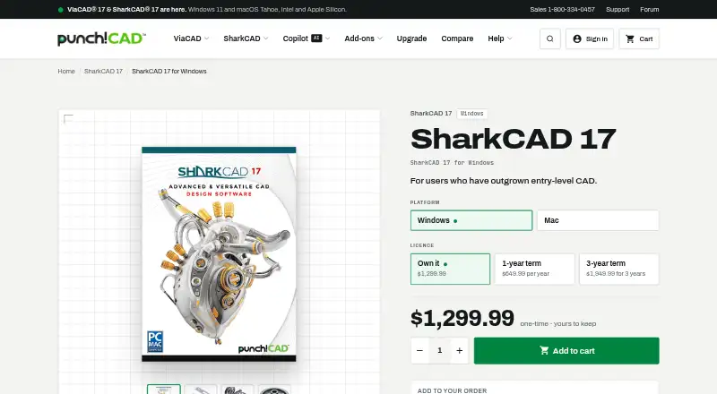 SharkCAD's own site