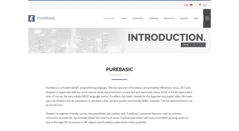PureBasic's own site