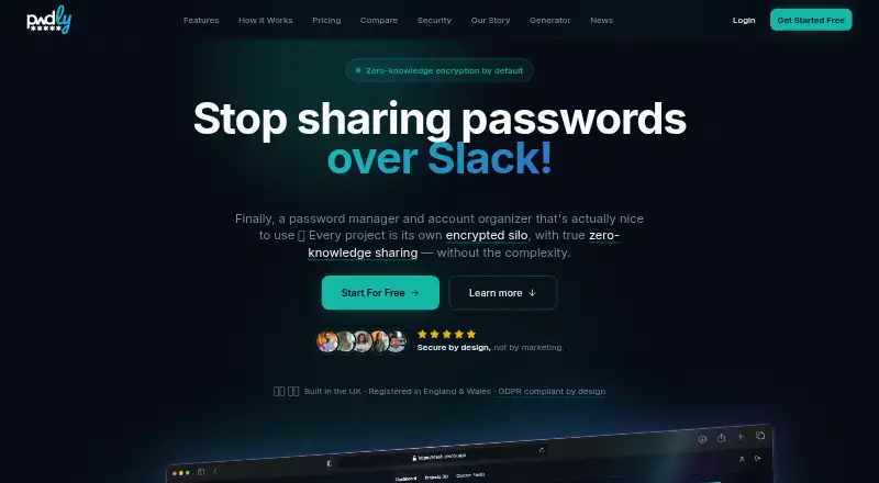 Pwdly's own site