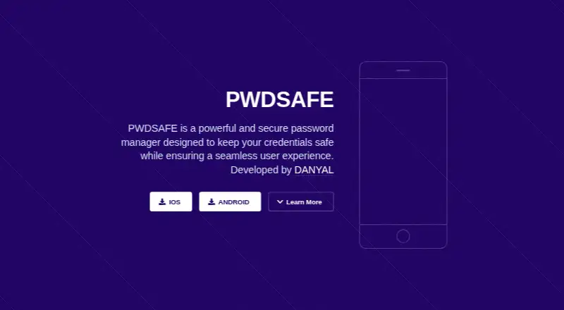 PWDSAFE's own site