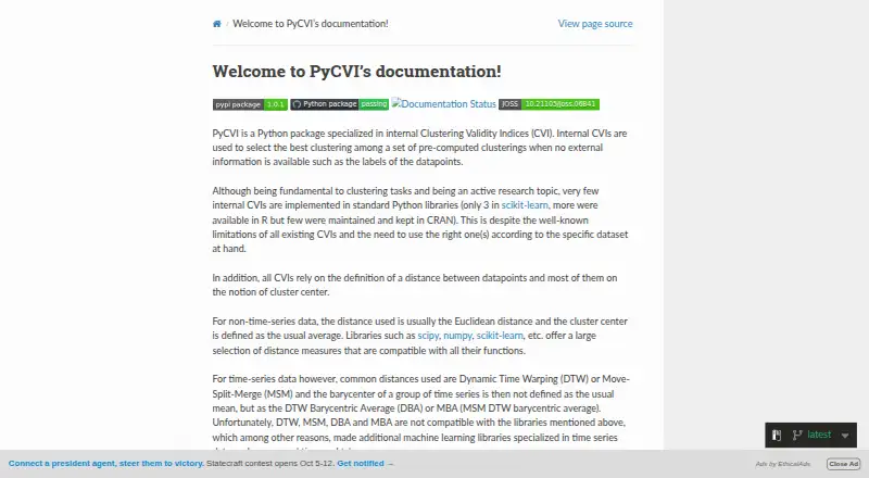 pycvi's own site