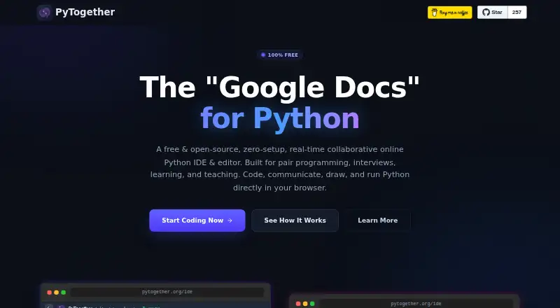 PyTogether's own site