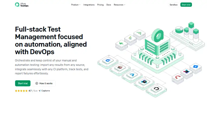 Allure TestOps's own site