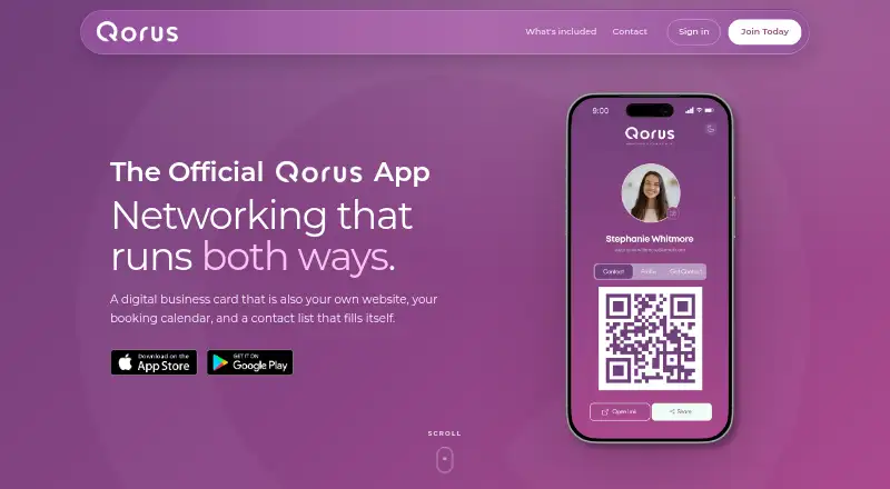 Qorus's own site
