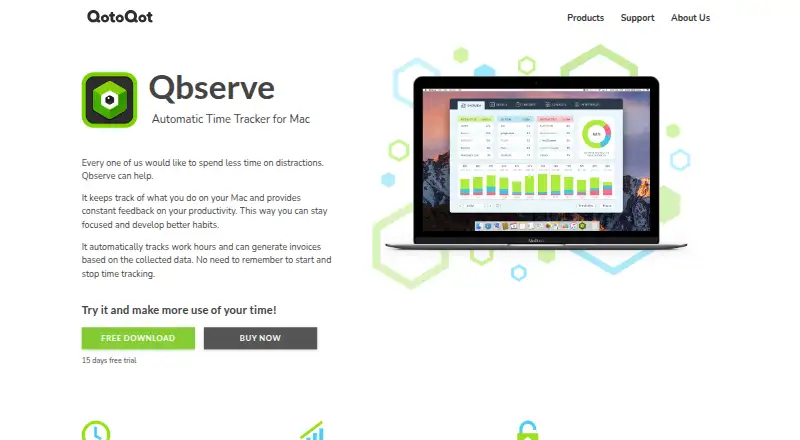 Qbserve's own site