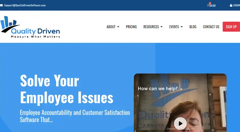 Quality Driven Software's own site