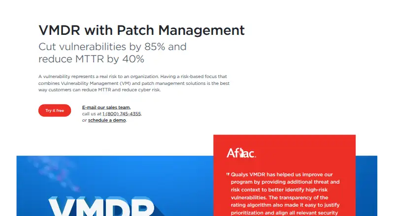 Qualys Patch Management's own site