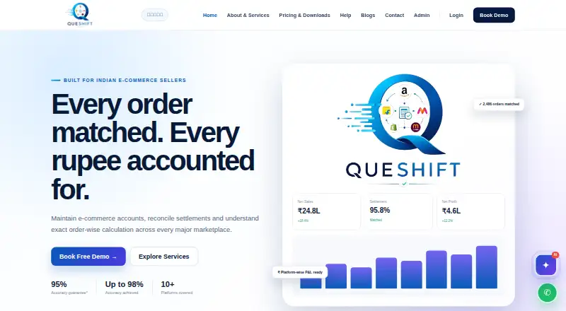 Queshift's own site