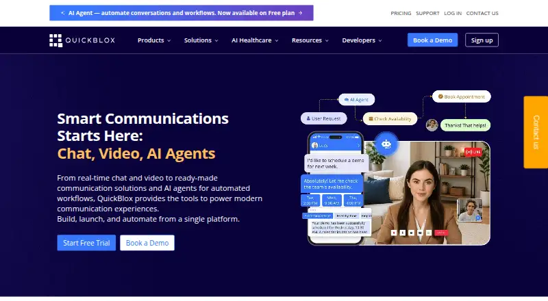 QuickBlox Video Calling's own site