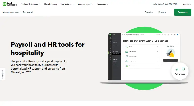 QuickBooks Payroll's own site