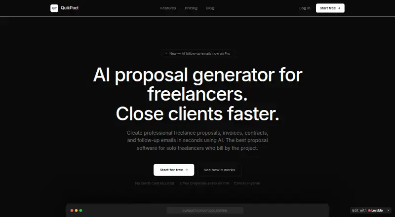 QuikPact's own site