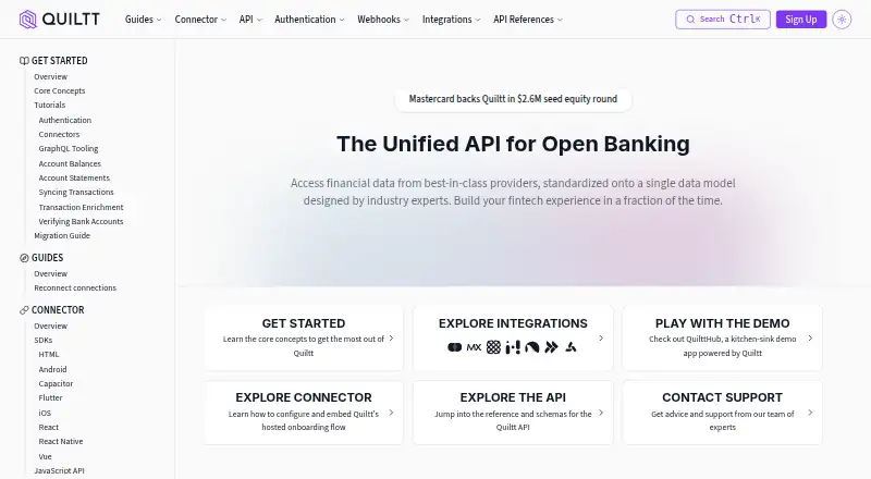 Quiltt's own site