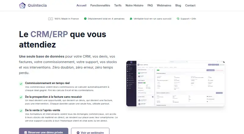 Quintecia's own site