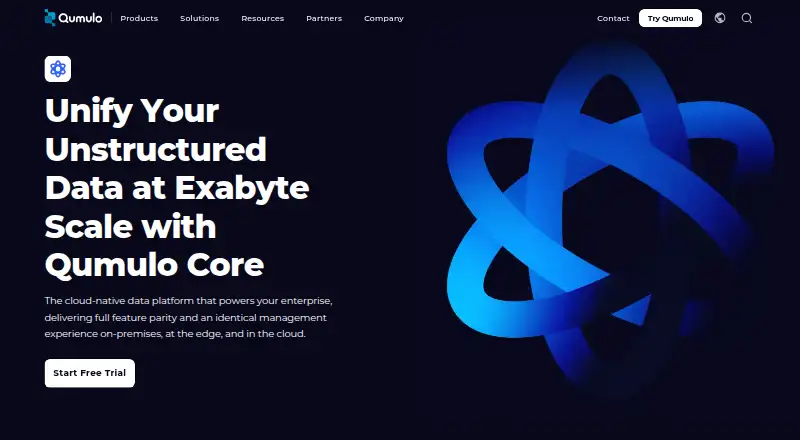 Qumulo Core's own site