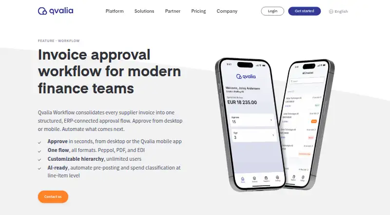 Qvalia Workflow's own site