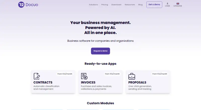 R2 Docuo's own site