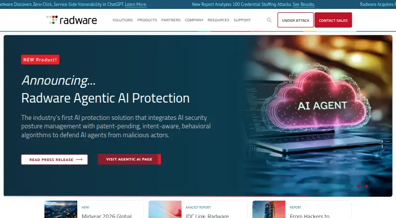 Radware SecureEdge's own site