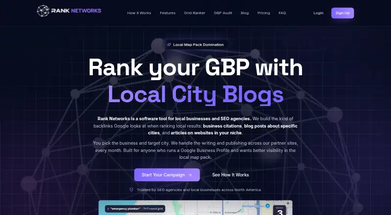 Rank Networks's own site