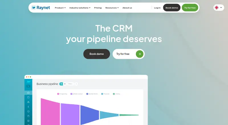 Raynet CRM's own site