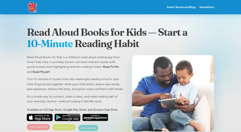 Read2Me's own site