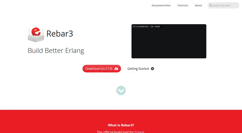 Rebar3's own site