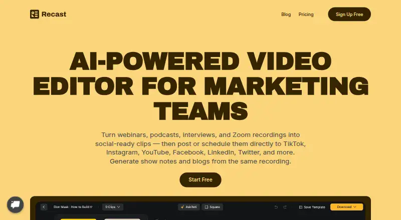 Recast Studio's own site