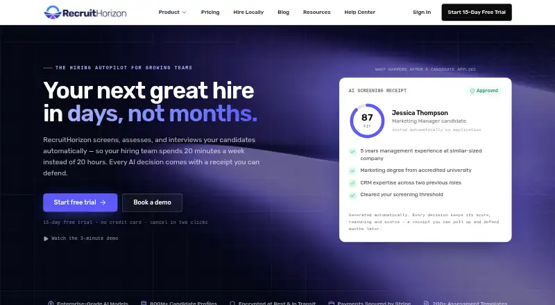 RecruitHorizon's own site
