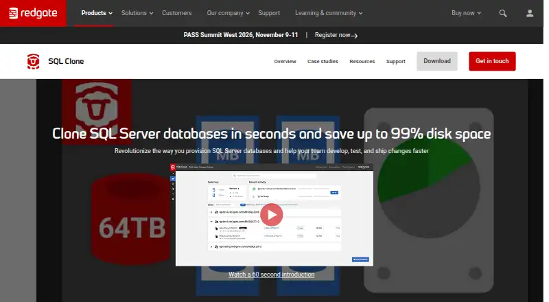 Redgate Clone's own site
