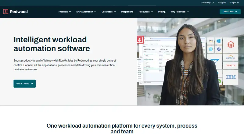 Redwood RunMyJobs's own site