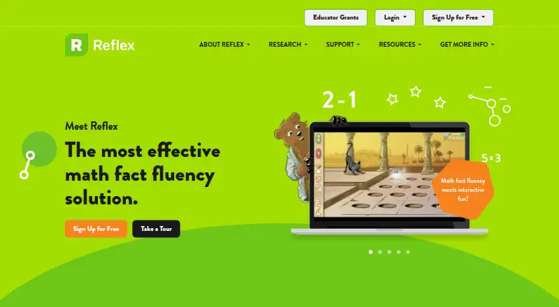 Reflex's own site