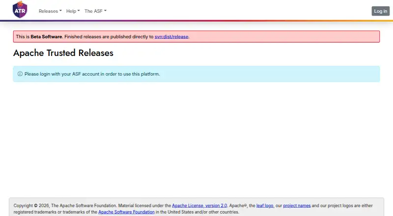 Apache Trusted Releases's own site