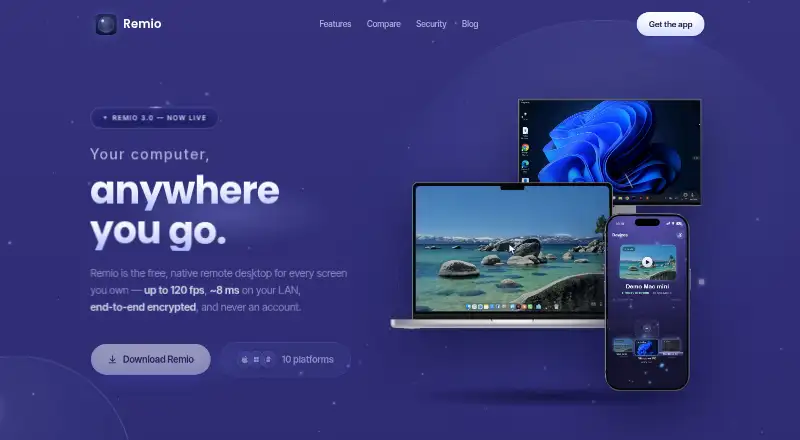Remio's own site