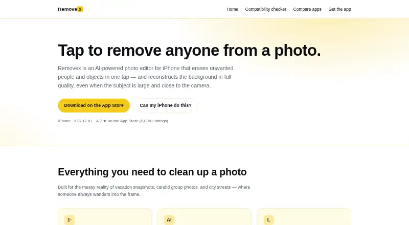 Removex's own site