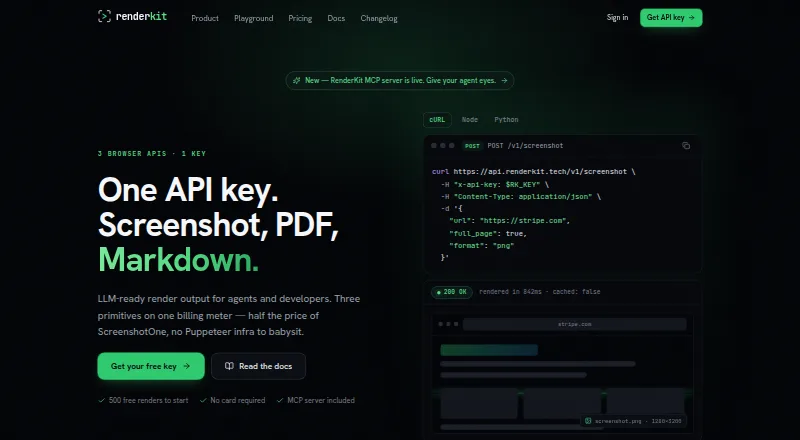 RenderKit's own site