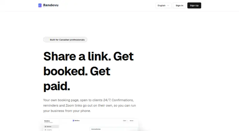 Rendevu's own site