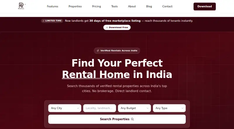 Rentrovio's own site