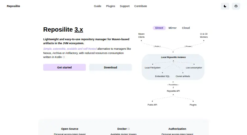 Reposilite's own site