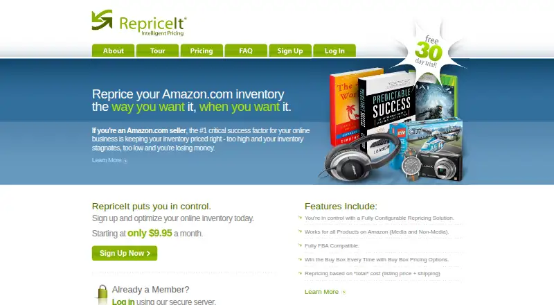 RepriceIt's own site