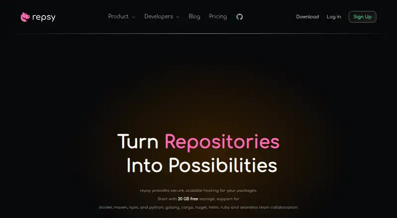 Repsy's own site