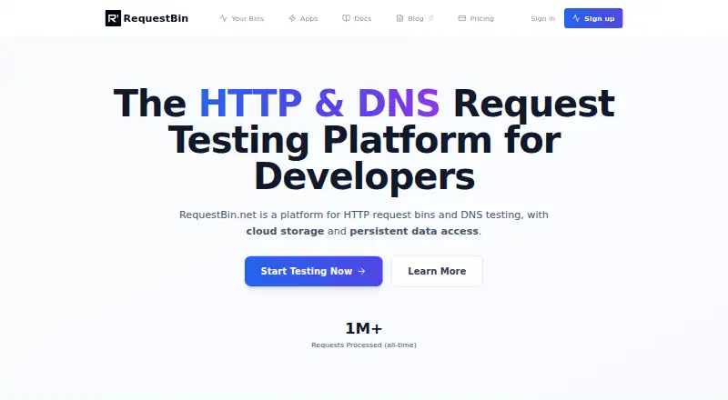 RequestBin's own site