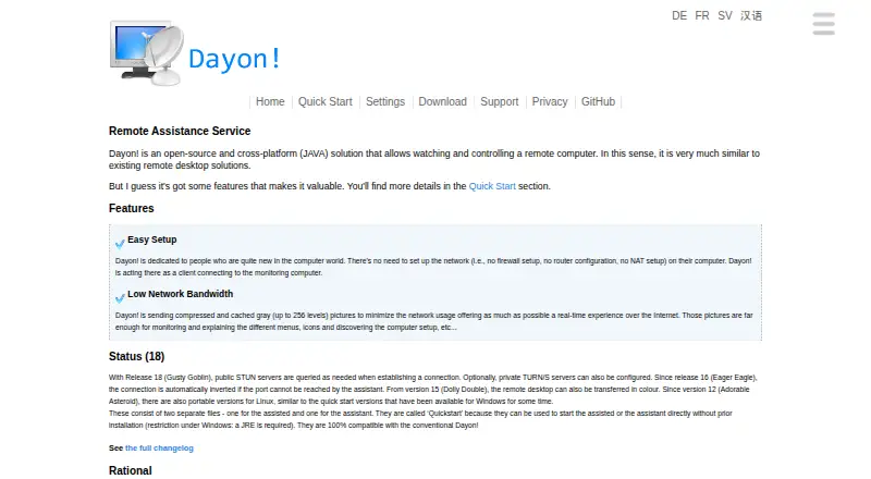 Dayon!'s own site