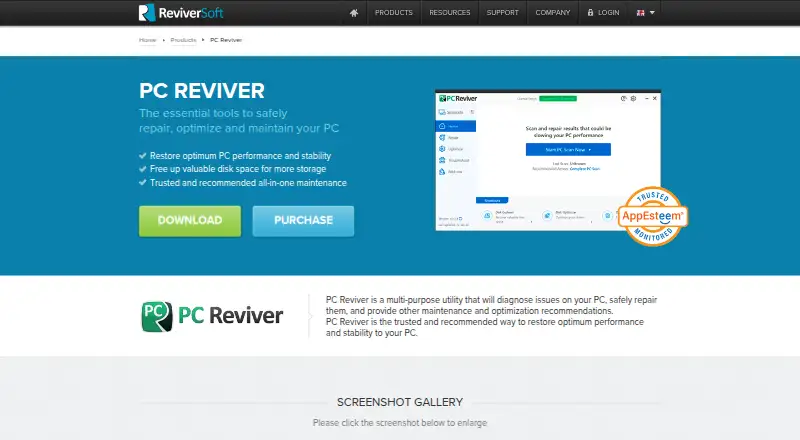 PC Reviver's own site