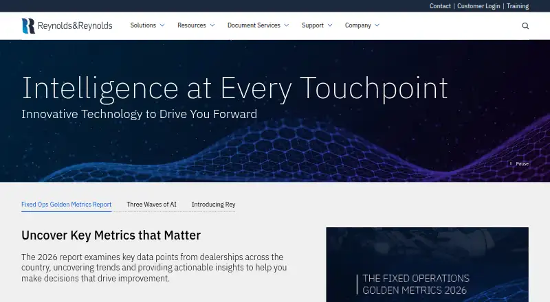 Reynolds and Reynolds Retail Management System's own site