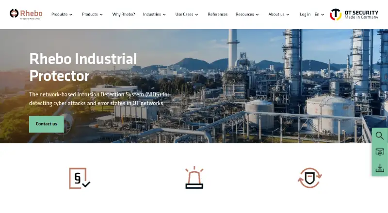 Rhebo Industrial Protector's own site