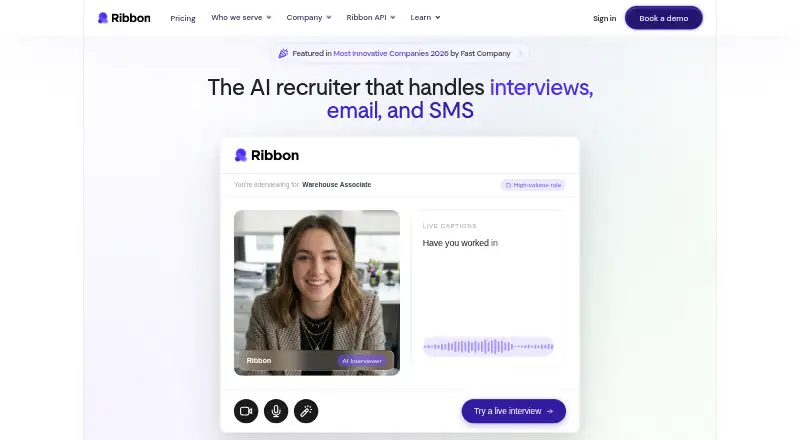 Ribbon's own site